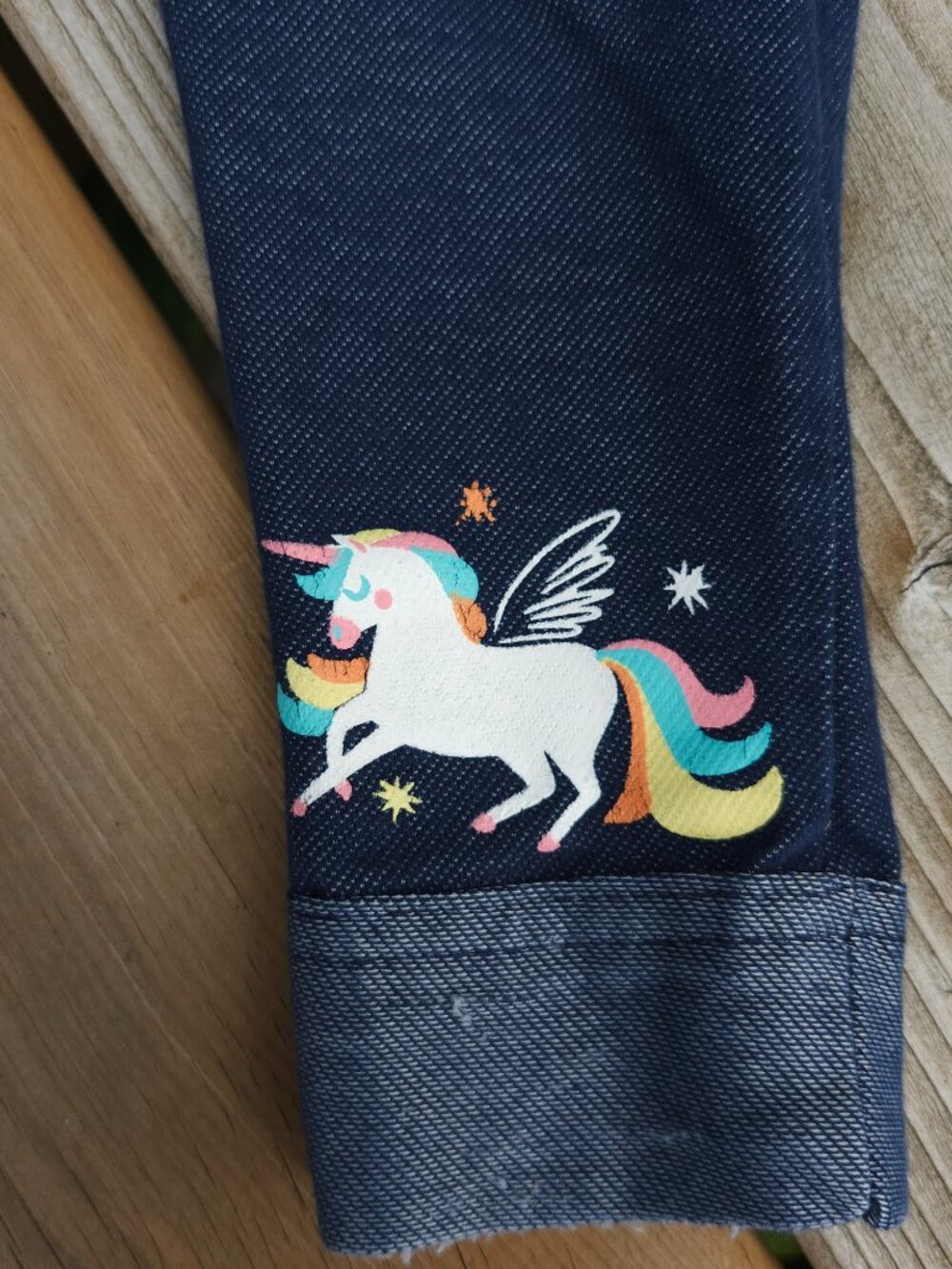 CUTE UNICORN Denim Leggings Toddler Girls 2T